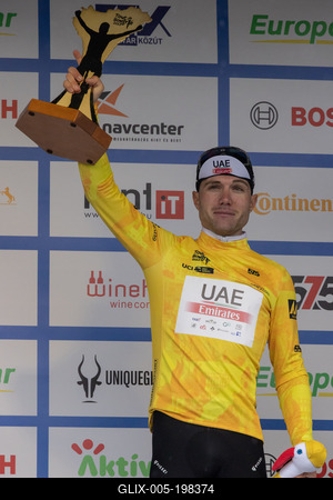 Tour de Hongrie bicycle race-stock-foto