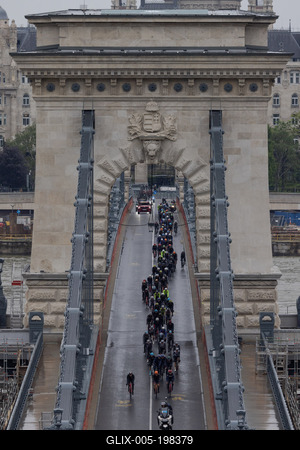 Tour de Hongrie bicycle race-stock-foto