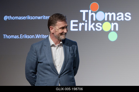 Thomas Erikson lecture in Budapest-stock-foto