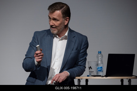 Thomas Erikson lecture in Budapest-stock-foto