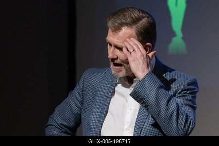 Thomas Erikson lecture in Budapest-stock-foto