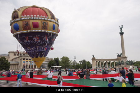 Day of National Unity celebrated in Budapest-stock-foto
