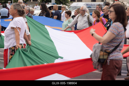 Day of National Unity celebrated in Budapest-stock-foto