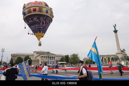 Day of National Unity celebrated in Budapest-stock-foto
