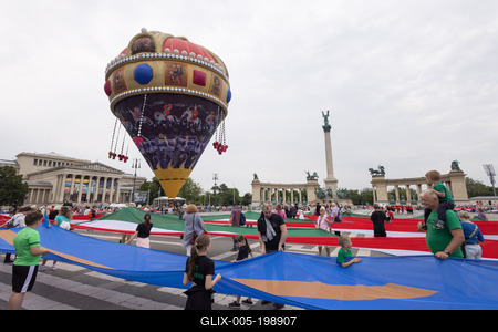 Day of National Unity celebrated in Budapest-stock-foto