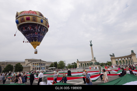 Day of National Unity celebrated in Budapest-stock-foto