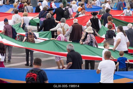 Day of National Unity celebrated in Budapest-stock-foto