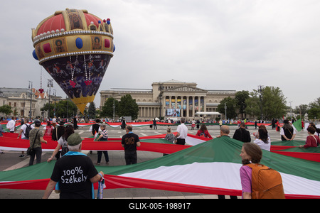 Day of National Unity celebrated in Budapest-stock-foto