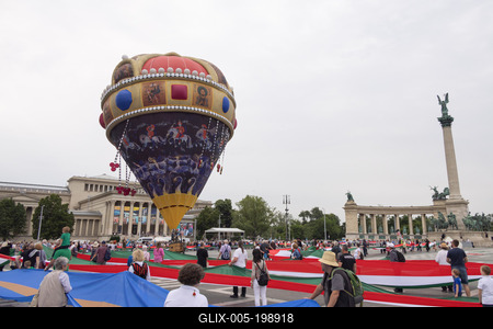 Day of National Unity celebrated in Budapest-stock-foto