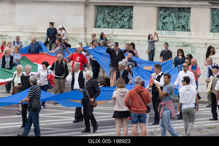Day of National Unity celebrated in Budapest-stock-foto