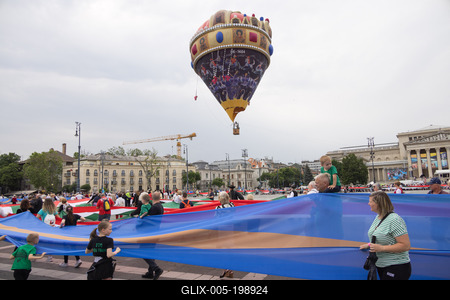 Day of National Unity celebrated in Budapest-stock-foto