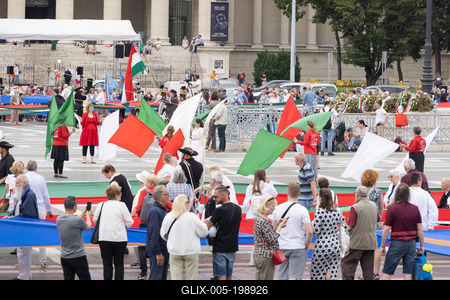 Day of National Unity celebrated in Budapest-stock-foto
