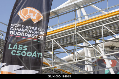 National Athletics Centre in Budapest-stock-foto