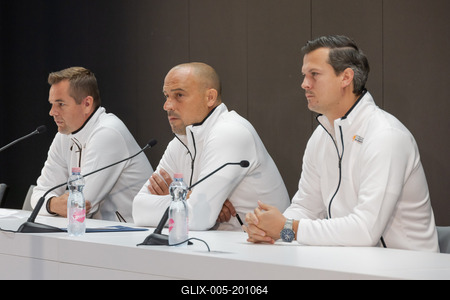 Balazs Nemeth, Adam Schmidt and Balazs Baji (HUN)-stock-foto