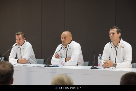 Balazs Nemeth, Adam Schmidt and Balazs Baji (HUN)-stock-foto