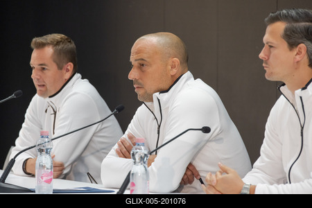 Balazs Nemeth, Adam Schmidt and Balazs Baji (HUN)-stock-foto