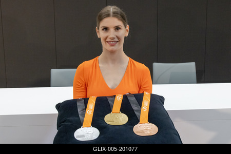 National Athletics Centre in Budapest-stock-foto