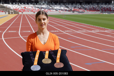 National Athletics Centre in Budapest-stock-foto