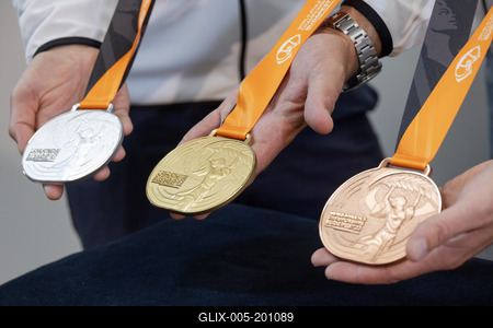 Balazs Nemeth, Adam Schmidt and Balazs Baji (HUN)-stock-foto