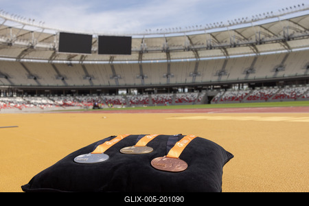 National Athletics Centre in Budapest-stock-foto
