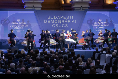 Budapest Demographic Summit-stock-foto