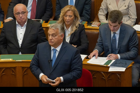 Viktor Orban (HUN)-stock-foto