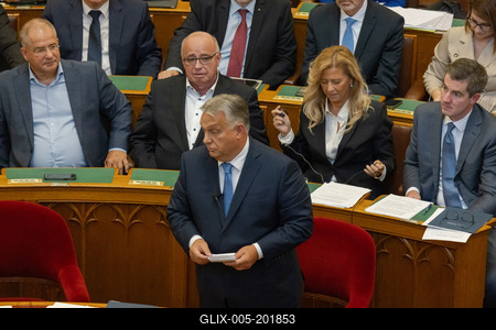 Viktor Orban (HUN)-stock-foto