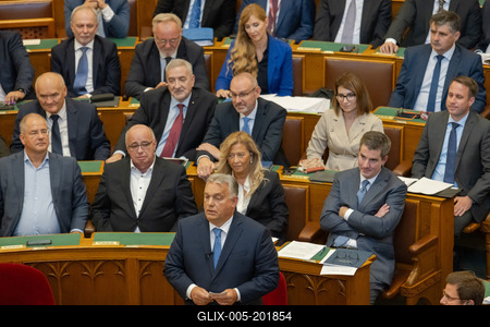 Viktor Orban (HUN)-stock-foto