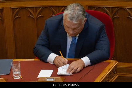 Viktor Orban (HUN)-stock-foto