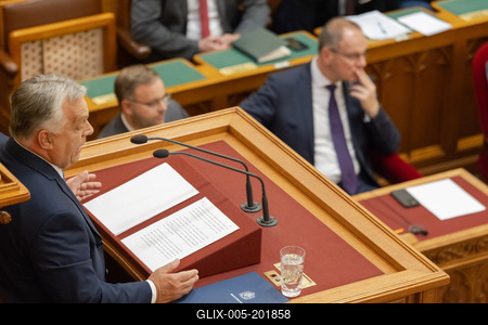 Viktor Orban (HUN)-stock-foto