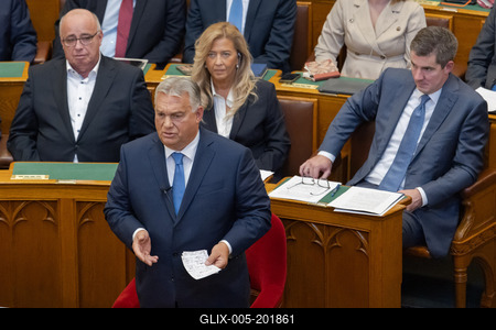 Viktor Orban (HUN)-stock-foto