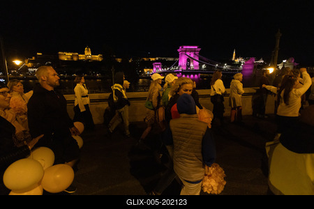 Pink light painting for breast cancer awareness-stock-foto