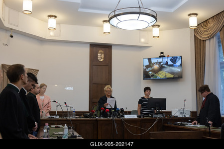 Mermaid accident trial in Budapest-stock-foto