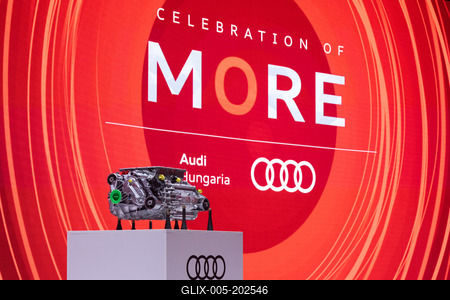 PPE engine production starts in Gyor Audi factory-stock-foto