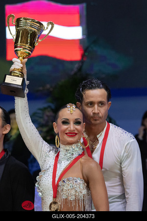 Professional Latin World Championships in Budapest-stock-foto