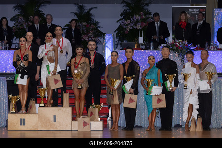 Professional Latin World Championships in Budapest-stock-foto