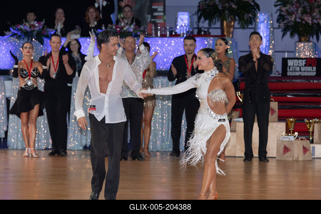 Professional Latin World Championships in Budapest-stock-foto