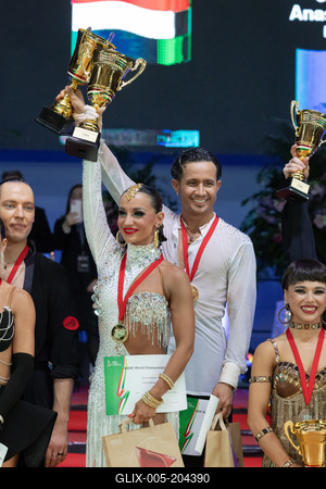 Professional Latin World Championships in Budapest-stock-foto