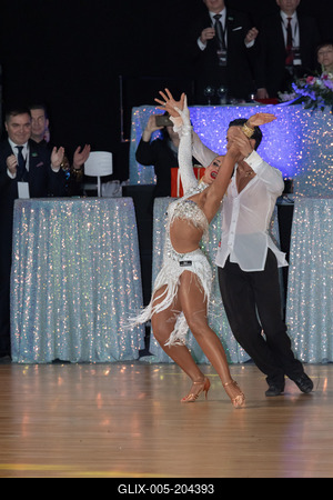 Professional Latin World Championships in Budapest-stock-foto