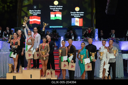 Professional Latin World Championships in Budapest-stock-foto