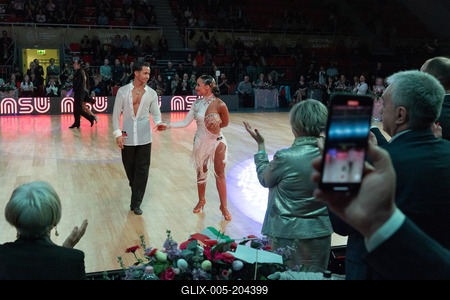 Professional Latin World Championships in Budapest-stock-foto