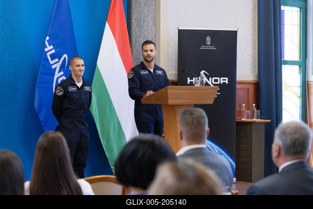 Gyula Cserenyi and Tibor Kapu (HUN)-stock-foto