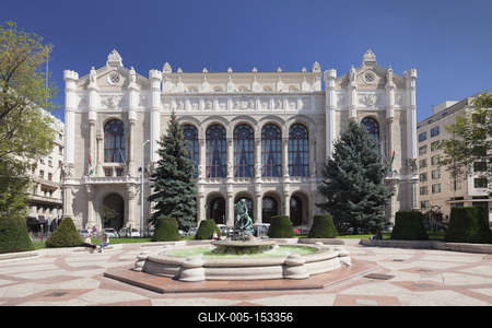 Redoute Ballroom, Old Town of Pest, Budapest, Hungary-stock-foto