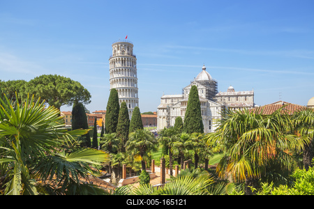 Leaning Tower, Campo dei Miracoli, Pisa, Tuscany, Italy, Europe-stock-foto