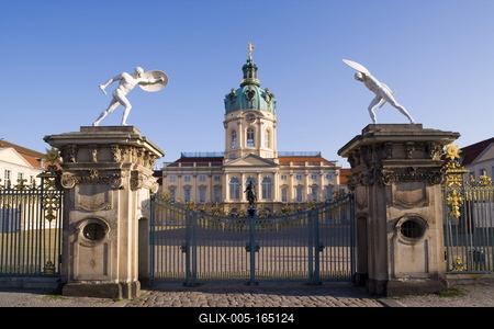 Charlottenburg Palace, Berlin, Germany, Europe-stock-foto