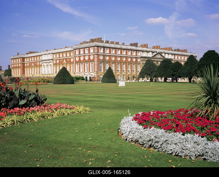 Hampton Court Palace, Greater London, England, United Kingdom, Europe-stock-foto