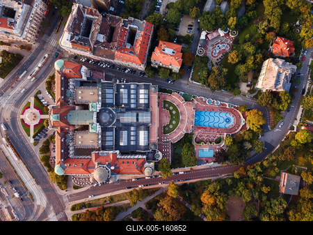 Gellert thermal bath & hotel.-stock-foto