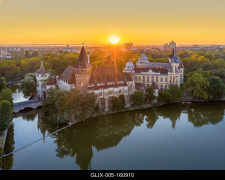 Vajdahunyad castle, Budapest, Hungary-stock-foto