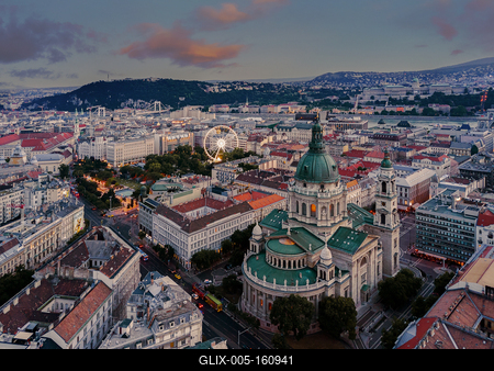 St Stephen Basilica, Budapest, Hungary-stock-foto