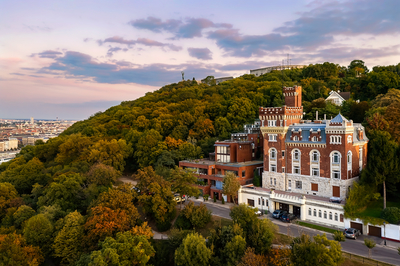 Gellert hill's Bastion.-stock-foto